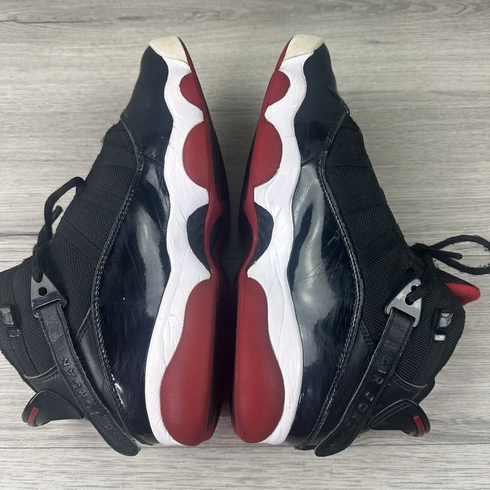 Size 9 - Nike Air Jordan 6 Rings‎ Bred Black Men's 322992-062